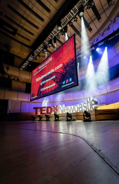 TEDxNewcastle 2019, held at the Sage Gateshead.